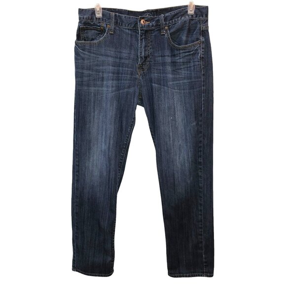 Lucky Brand Mens Size 34 x 30 Medium Wash 221 Original Straight Denim Jeans - Picture 1 of 14